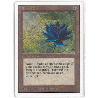 Magic the Gathering Unlimited Single Black Lotus - SLIGHT TO MODERATE PLAY (SP/MP)