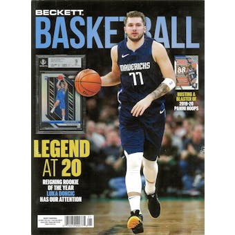2020 Beckett Basketball Monthly Price Guide (#328 January) (Luca Doncic)