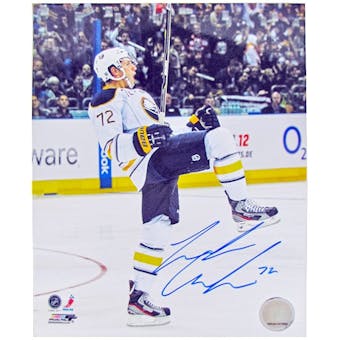 Luke Adam Autographed Buffalo Sabres 8x10 Hockey Photo