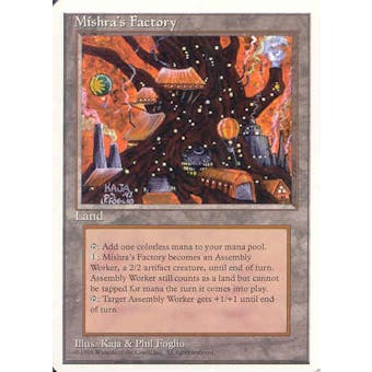 Magic the Gathering 4th Edition Single Mishra's Factory - NEAR MINT (NM)