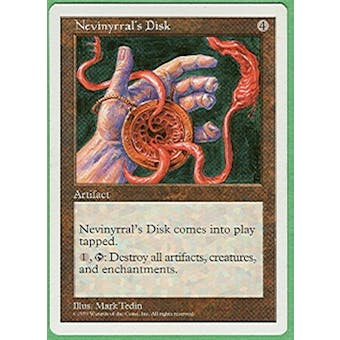 Magic the Gathering 5th Edition Single Nevinyrral's Disk - NEAR MINT (NM)