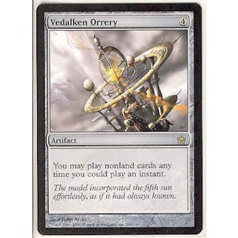 Magic the Gathering Fifth Dawn Single Vedalken Orrery FOIL - MODERATE PLAY (MP)