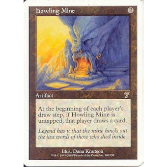 Magic the Gathering 7th Edition Single Howling Mine - NEAR MINT (NM)