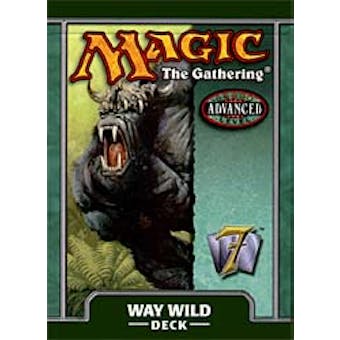 Magic the Gathering 7th Edition Way Wild Precon Theme Deck