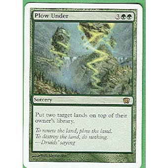 Magic the Gathering 8th Edition Single Plow Under - SLIGHT PLAY (SP)