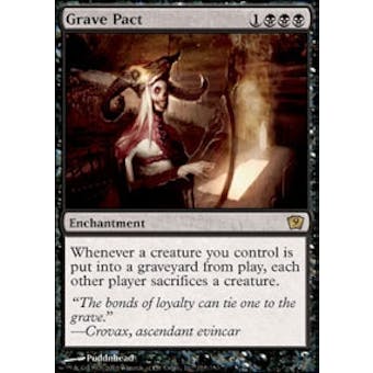 Magic the Gathering 9th Edition Single Grave Pact - SLIGHT PLAY (SP)