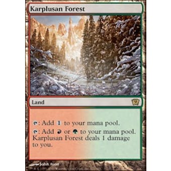 Magic the Gathering 9th Edition Single Karplusan Forest - NEAR MINT (NM)