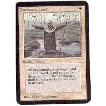Magic the Gathering Alpha Single Consecrate Land - NEAR MINT (NM)