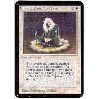 Magic the Gathering Alpha Single Circle of Protection: Blue - NEAR MINT (NM)