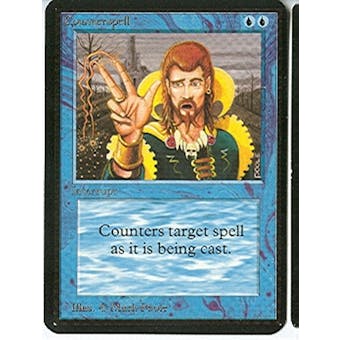 Magic the Gathering Alpha Single Counterspell - SLIGHT PLAY (SP)