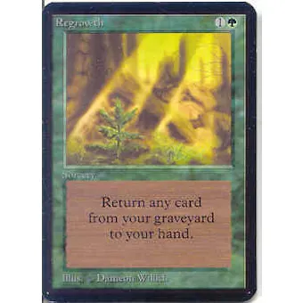 Magic the Gathering Alpha Single Regrowth - NEAR MINT (NM)
