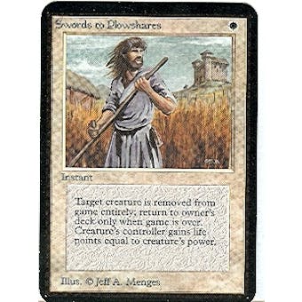 Magic the Gathering Alpha Single Swords to Plowshares - NEAR MINT (NM)