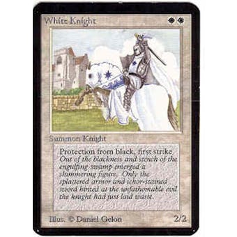 Magic the Gathering Alpha Single White Knight - NEAR MINT (NM)