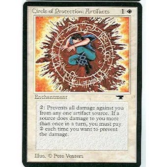 Magic the Gathering Antiquities Singles 4x Circle of Protection: Artifacts - NEAR MINT (NM)