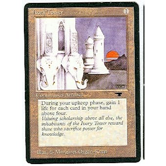 Magic the Gathering Antiquities Single Ivory Tower - SLIGHT PLAY (SP)