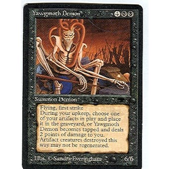 Magic the Gathering Antiquities Single Yawgmoth Demon - NEAR MINT (NM)