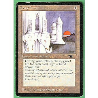 Magic the Gathering Antiquities Single Ivory Tower - MODERATE PLAY (MP)
