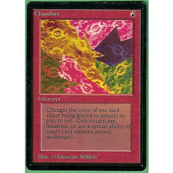 Magic the Gathering Beta Single Chaoslace - NEAR MINT (NM)