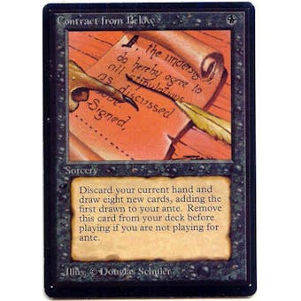 Magic the Gathering Beta Single Contract from Below - NEAR MINT (NM)
