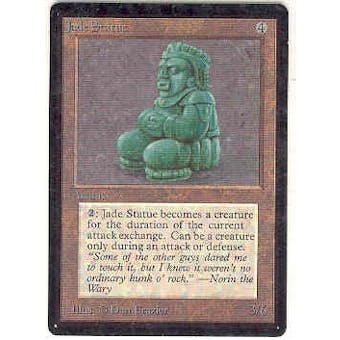 Magic the Gathering Beta Single Jade Statue - SLIGHT PLAY (SP)