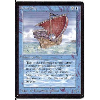 Magic the Gathering Beta Single Pirate Ship - SLIGHT PLAY (SP)