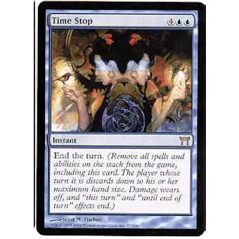 Magic the Gathering Champs of Kamigawa Single Time Stop - NEAR MINT (NM)