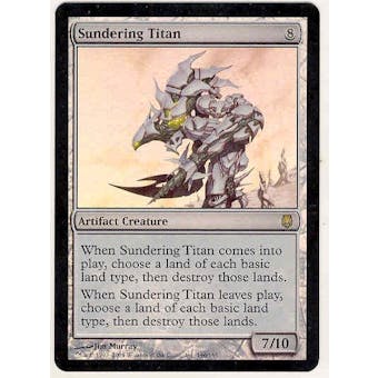 Magic the Gathering Darksteel Single Sundering Titan Foil
