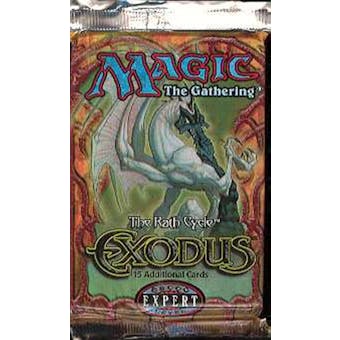 Magic the Gathering Exodus Booster Pack - CITY OF TRAITORS, SURVIVAL OF THE FITTEST !!!