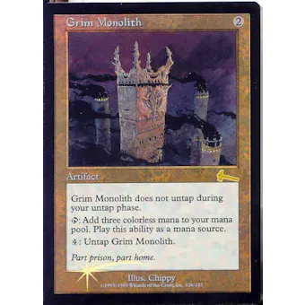 Magic the Gathering Urza's Legacy Single Grim Monolith Foil