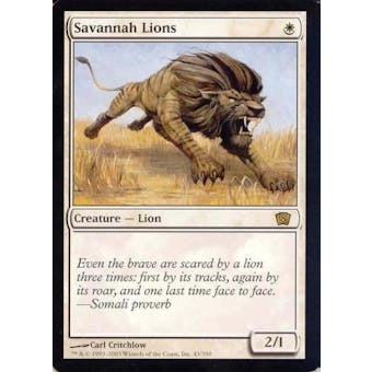 Magic the Gathering 8th Ed. 4x6 Single Savannah Lions