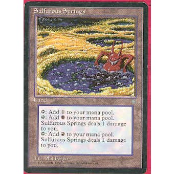 Magic the Gathering Ice Age Single Sulfurous Springs - SLIGHT PLAY (SP)