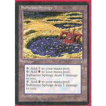 Magic the Gathering Ice Age Single Sulfurous Springs - MODERATE PLAY (MP)