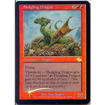 Magic the Gathering Judgment Single Fledgling Dragon Foil