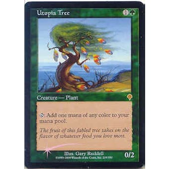 Magic the Gathering Invasion Single Utopia Tree Foil