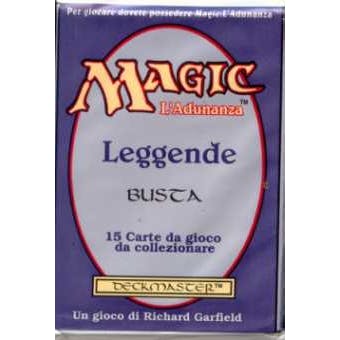 Magic the Gathering Italian Legends Booster Pack UNSEARCHED