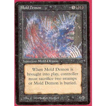 Magic the Gathering Legends Single Mold Demon - SLIGHT PLAY (SP)