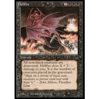 Magic the Gathering Legends Single Hellfire - NEAR MINT (NM)