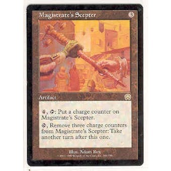 Magic the Gathering Mercadian Masques Single Magistrate's Scepter - NEAR MINT (NM)