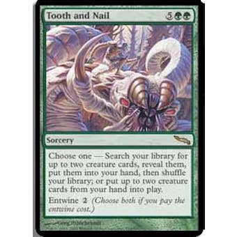 Magic the Gathering Mirrodin Single Tooth and Nail - NEAR MINT (NM)