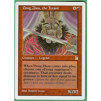 Magic the Gathering Portal 3: 3 Kingdoms Single Dong Zhou, the Tyrant - NEAR MINT (NM)