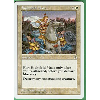 Magic the Gathering Portal 3: 3 Kingdoms Single Eightfold Maze - NEAR MINT (NM)