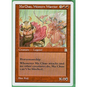 Magic the Gathering Portal 3: 3 Kingdoms Single Ma Chao, Western Warrior - NEAR MINT (NM)