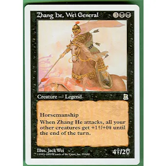 Magic the Gathering Portal 3: 3 Kingdoms Single Zhang He, Wei General - NEAR MINT (NM)