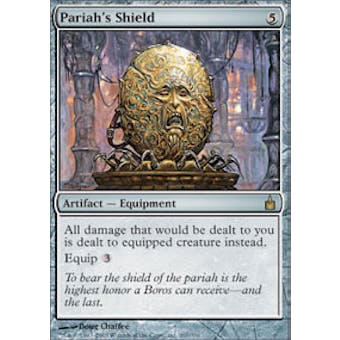 Magic the Gathering Ravnica Single Pariah's Shield - SLIGHT PLAY (SP)