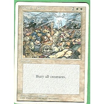 Magic the Gathering 4th Edition Single Wrath of God - MODERATE PLAY (MP)