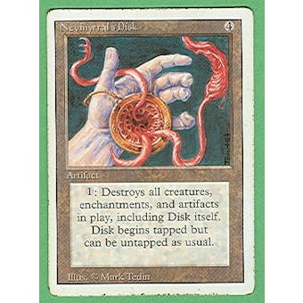 Magic the Gathering 3rd Ed (Revised) Single Nevinyrral's Disk - MODERATE PLAY (MP)