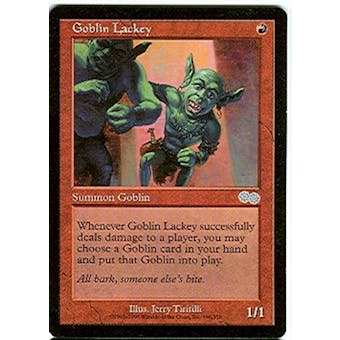 Magic the Gathering Urza's Saga Single Goblin Lackey - NEAR MINT (NM)