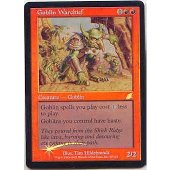 Magic the Gathering Scourge Single Goblin Warchief Foil