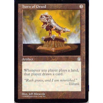 Magic the Gathering Stronghold Single Horn of Greed - NEAR MINT (NM)