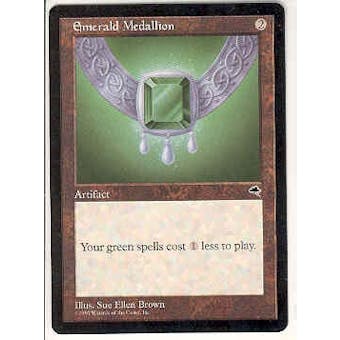 Magic the Gathering Tempest Single Emerald Medallion - NEAR MINT (NM)